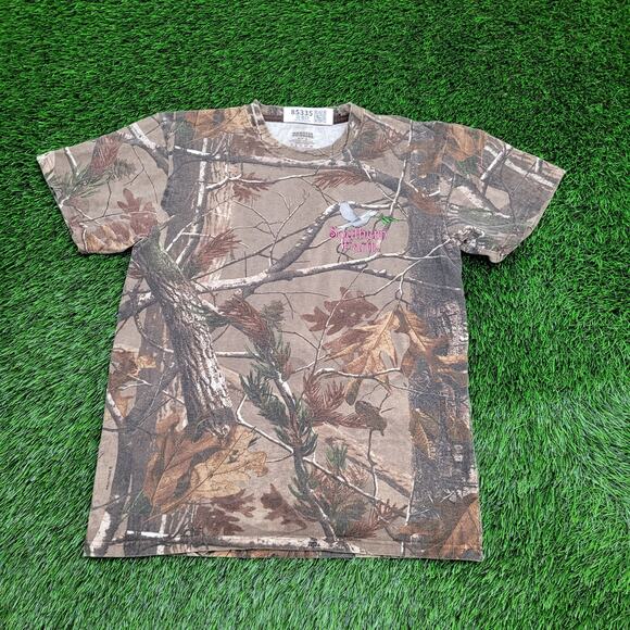 Real-Tree Christian Hebrew 6:19 Shirt Womens Medium 19x25 Brown - Picture 2 of 14